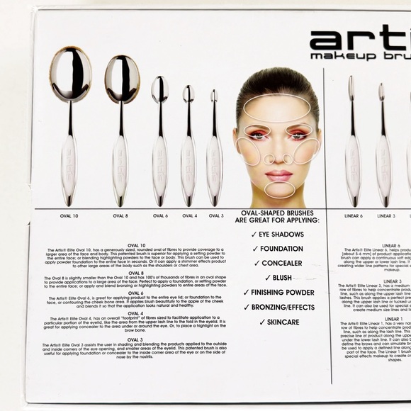 NWT Artis 10 Brush Set and Cleansing Foam - Picture 9 of 11